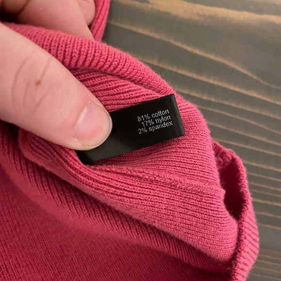 The Limited Fuchsia Pink Fitted Cardigan. 3/4 Sleeves. Size Small. - Picture 3 of 3